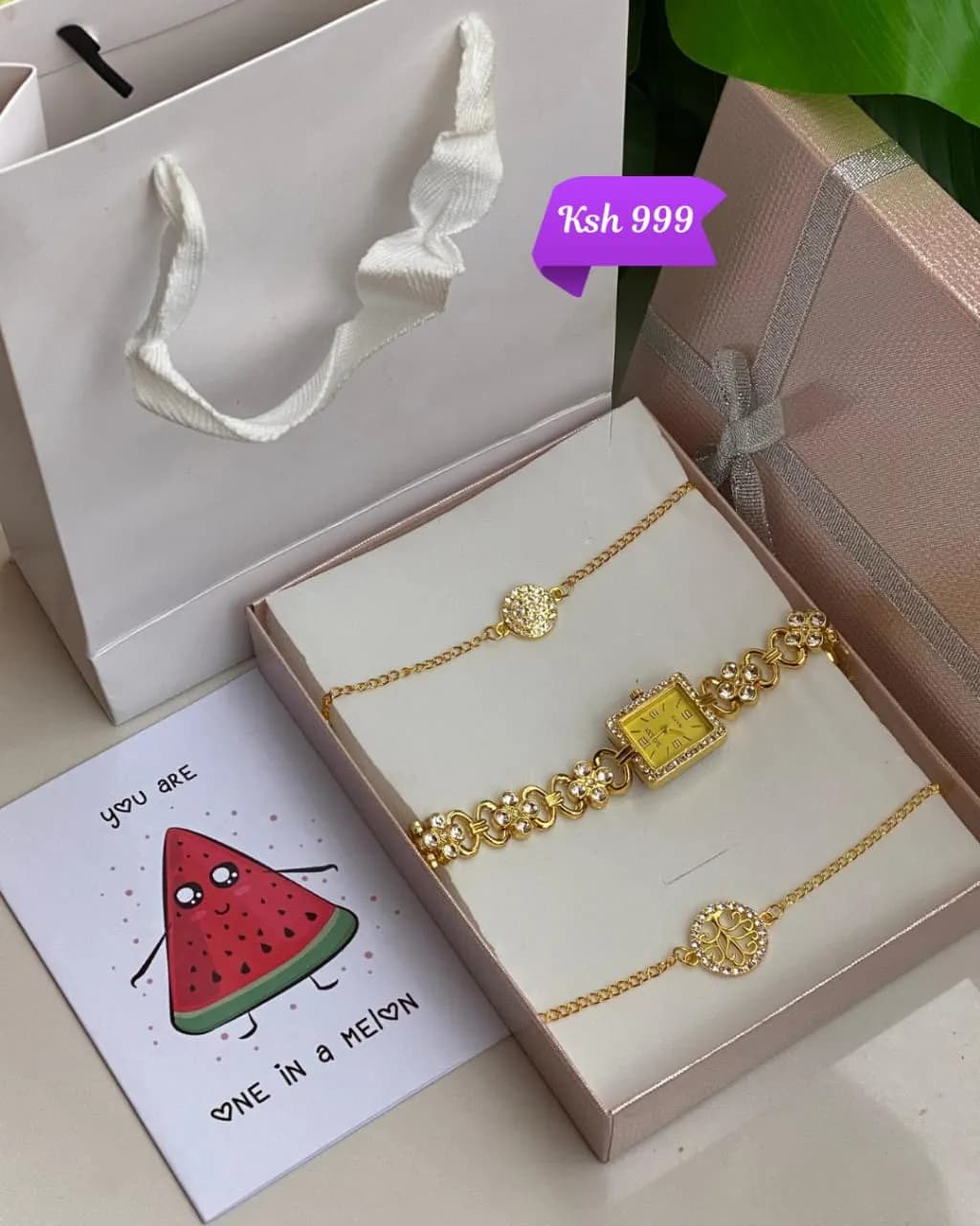 Gift Combo Set - Watch with Jewelry Options